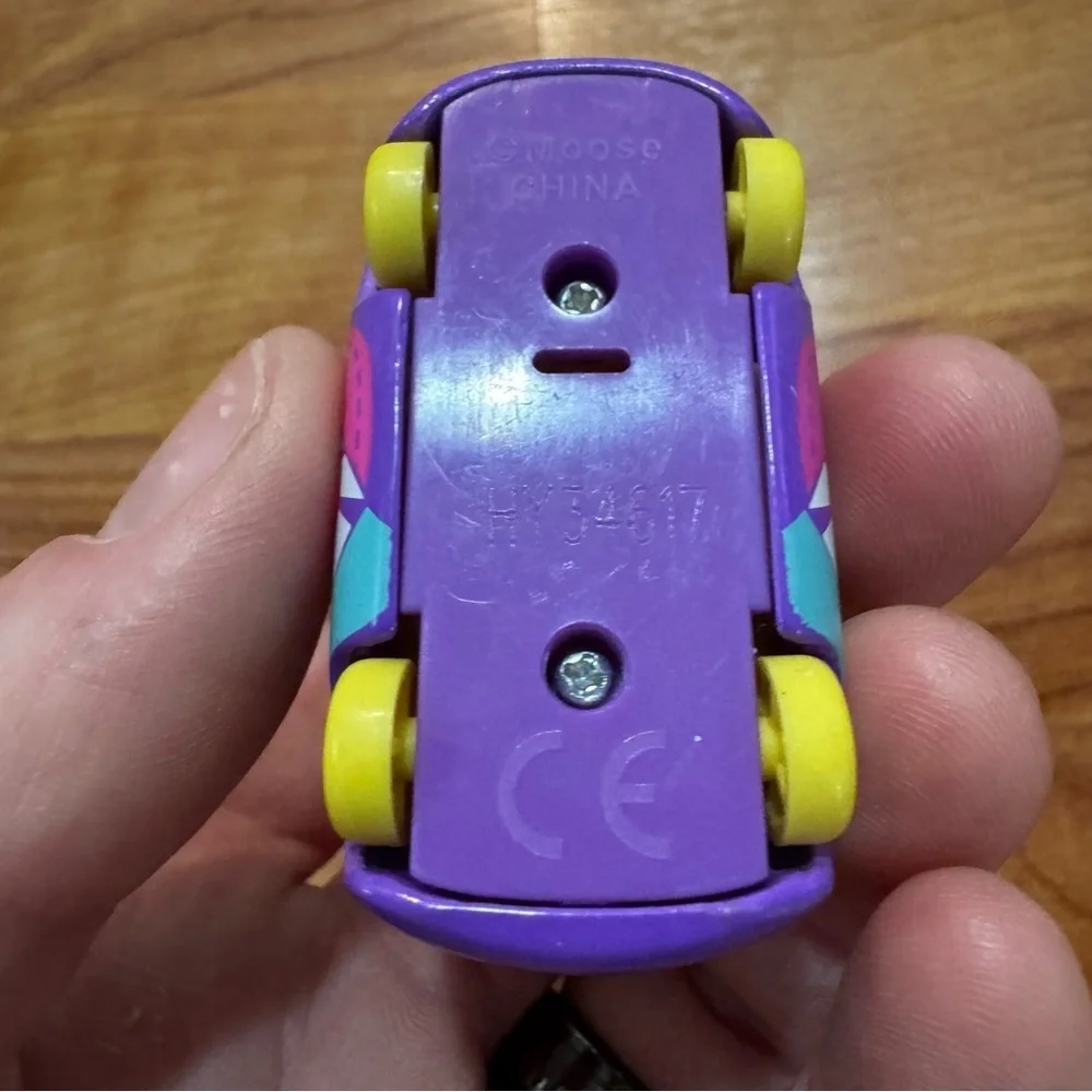 Moose Shopkins Season 2 Cutie Cars CRUISEY CAP Rare Shopkins Purple Car 2”